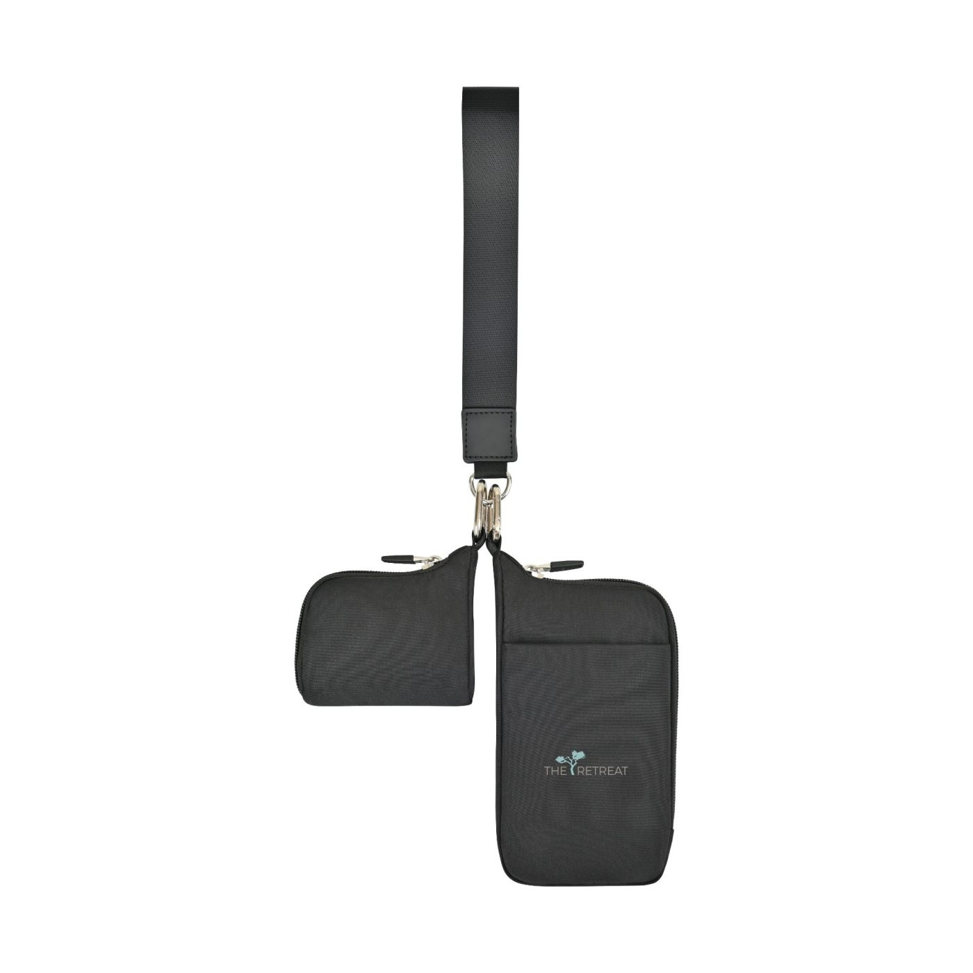 Aware™ Well Studio Recycled Nylon Dual Pouch Lanyard Product Image