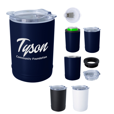 2-In-1 Copper Insulated Beverage Holder and Tumbler Product Image