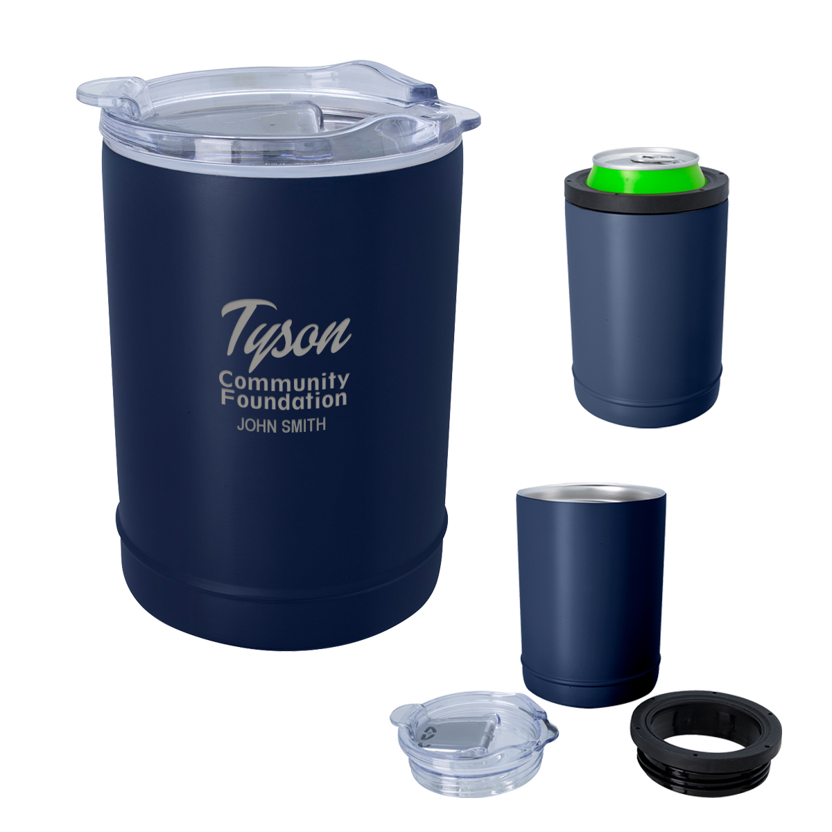 2-In-1 Copper Insulated Beverage Holder and Tumbler Product Image