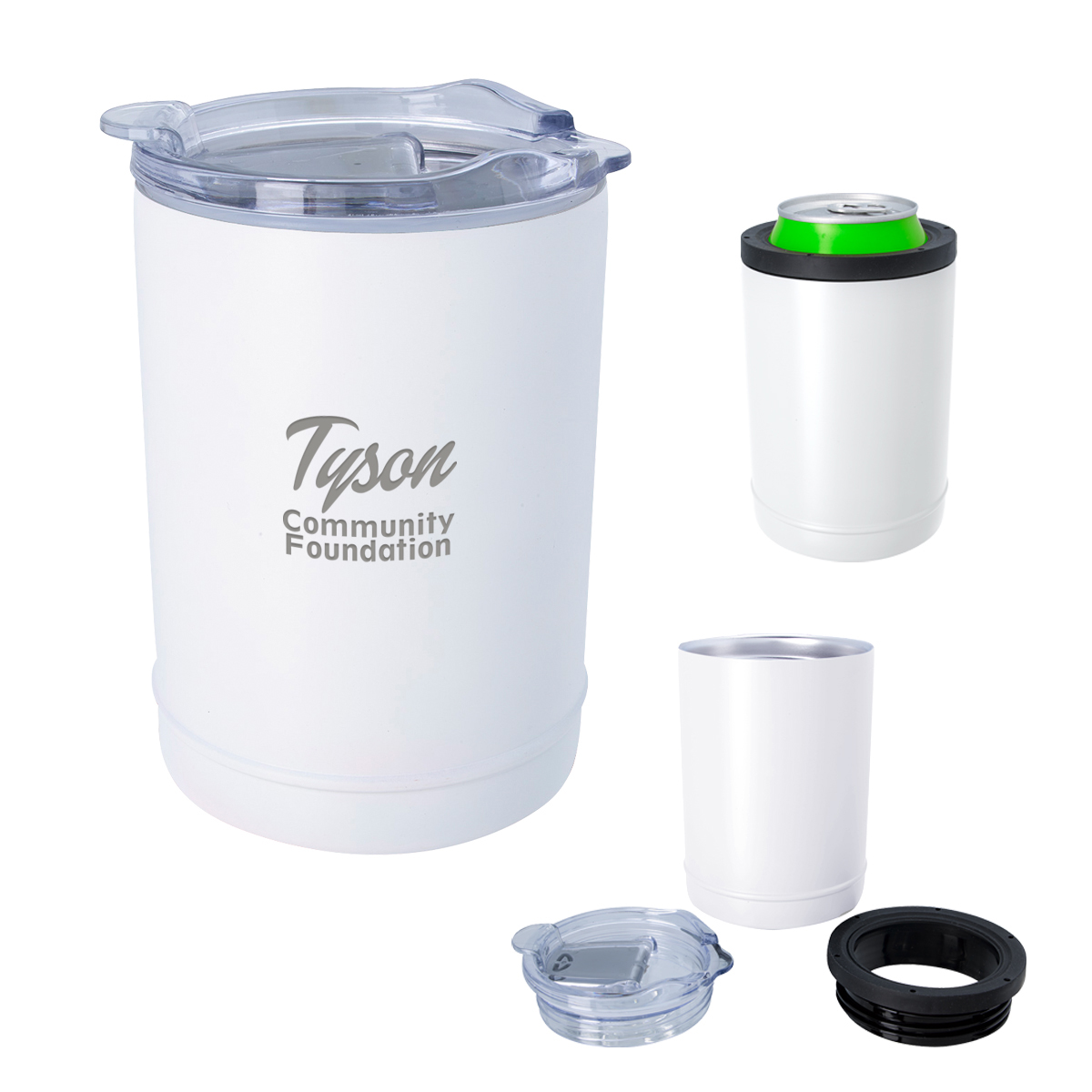2-In-1 Copper Insulated Beverage Holder and Tumbler Product Image