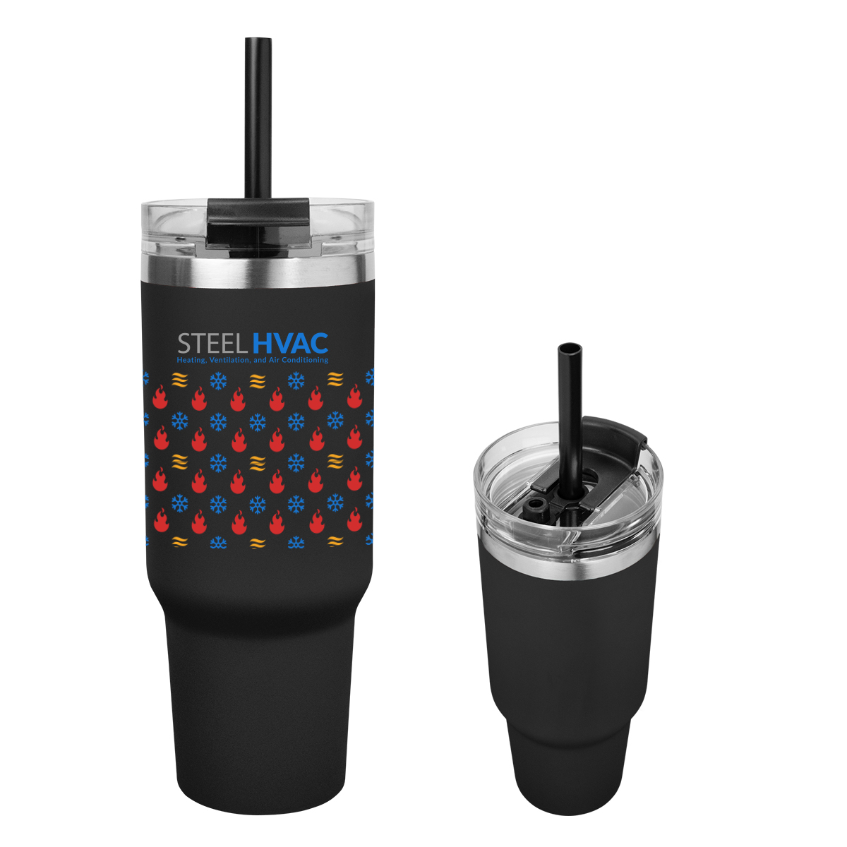 Full Color Naomi Intrepid Stainless Steel Tumbler - 40 oz. Product Image