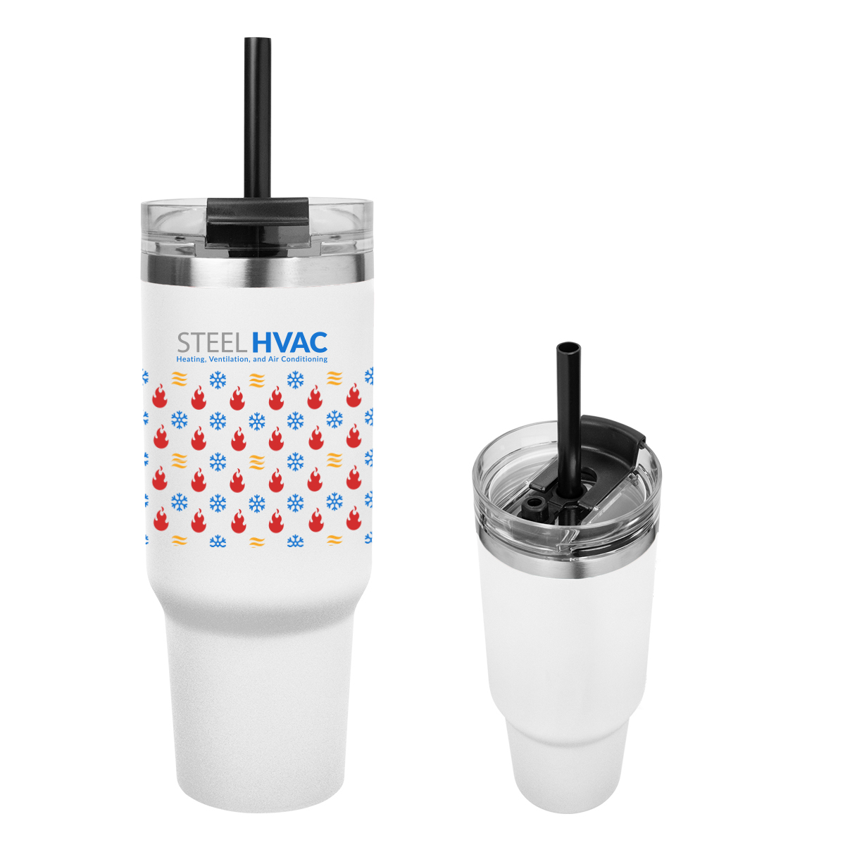 Full Color Naomi Intrepid Stainless Steel Tumbler - 40 oz. Product Image