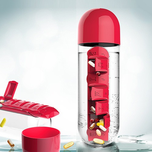 Pill Organizer Water Bottle - 20 oz. Product Image