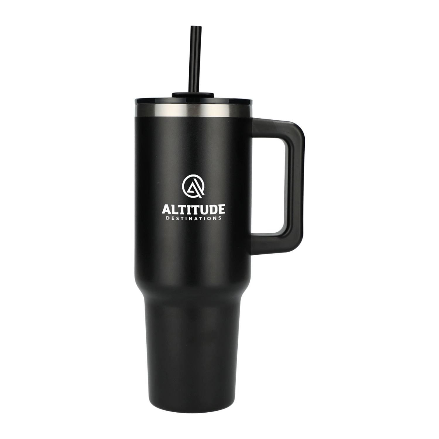 Pinnacle 40 oz Vacuum Insulated Eco-Friendly Travel Tumbler with Straw Product Image