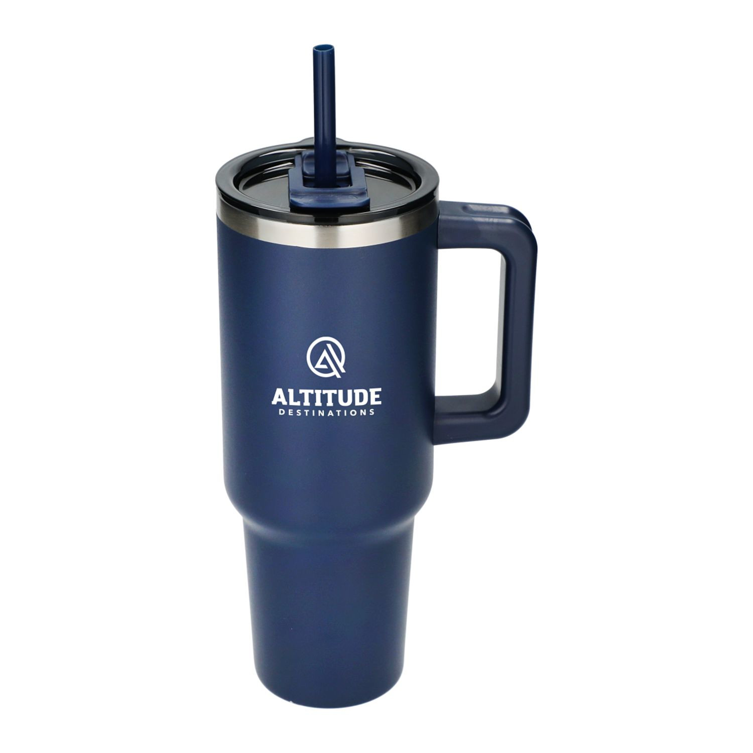 Pinnacle 40 oz Vacuum Insulated Eco-Friendly Travel Tumbler with Straw Product Image
