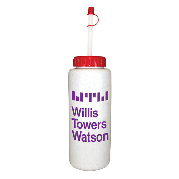 32 oz Grip Bottle with Flexible Straw Product Image