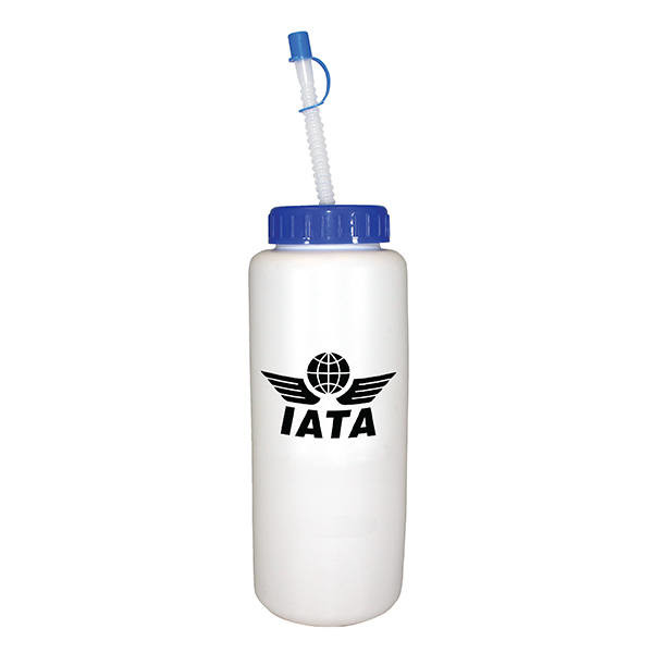32 oz Grip Bottle with Flexible Straw Product Image