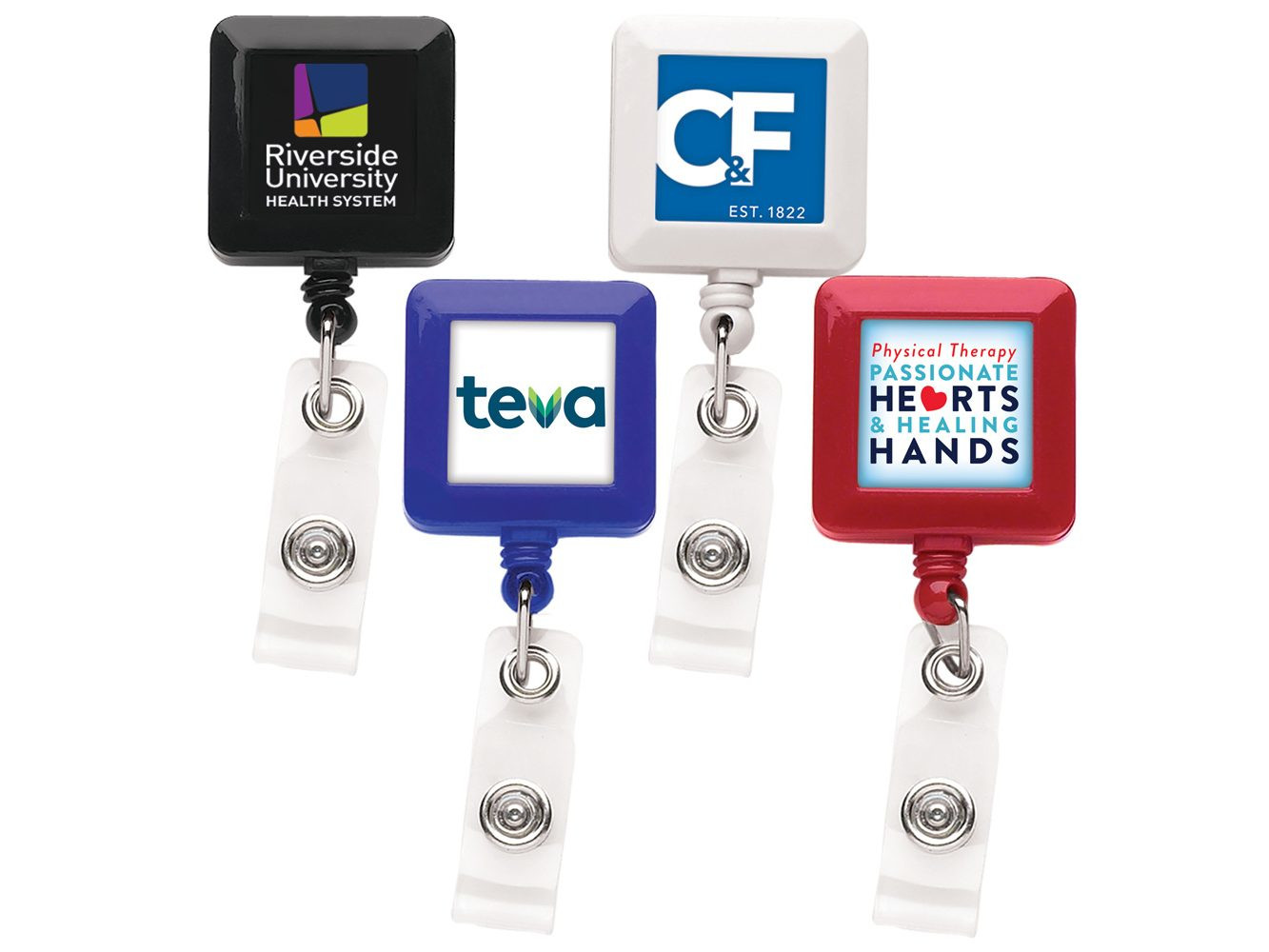 Standard Opaque Square Badge Reel Product Image