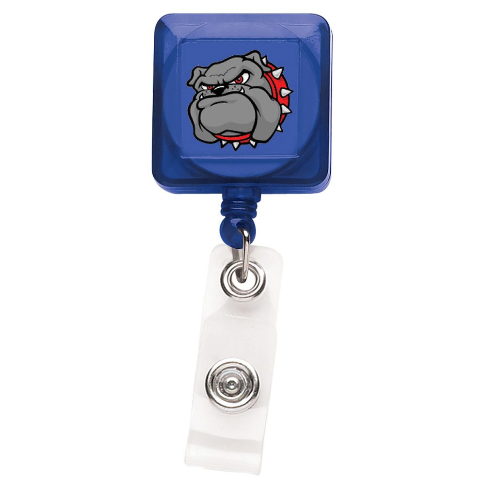 Standard Translucent Square Badge Reel Product Image