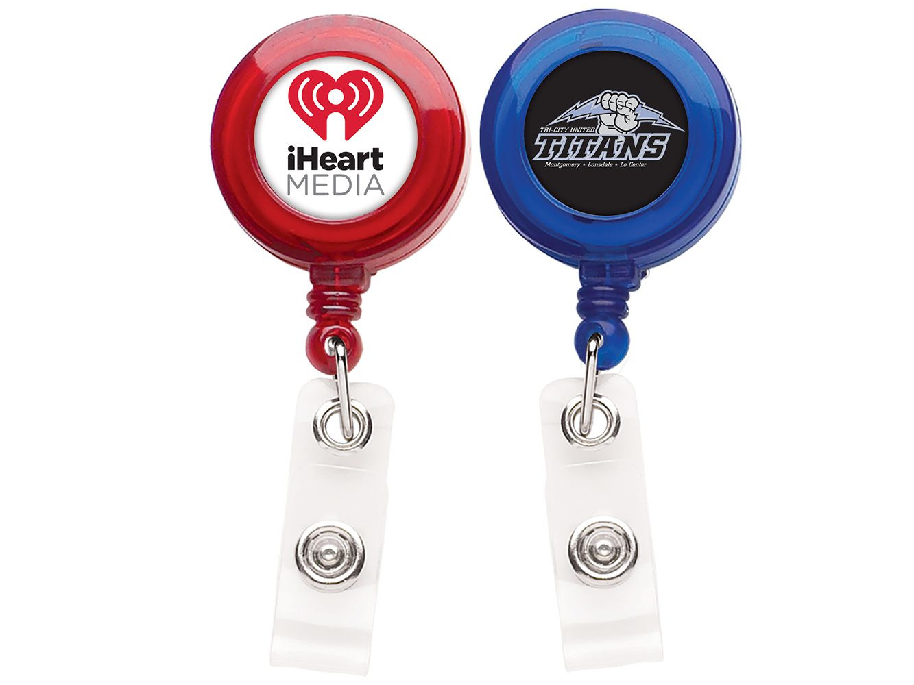Standard Translucent Round Badge Reel Product Image