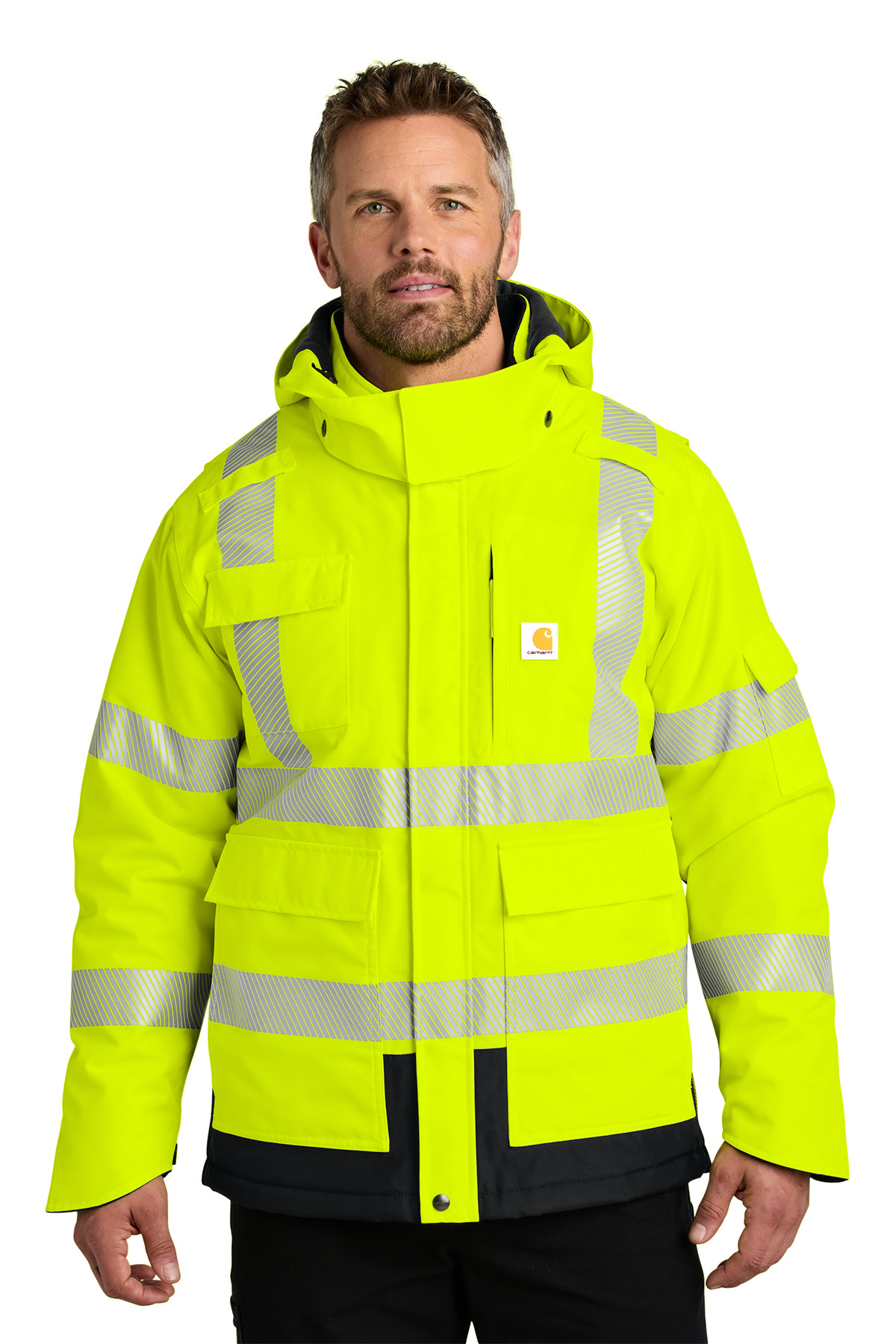 Carhartt® ANSI 107 Class 3 Waterproof Heavyweight Insulated Jacket Product Image