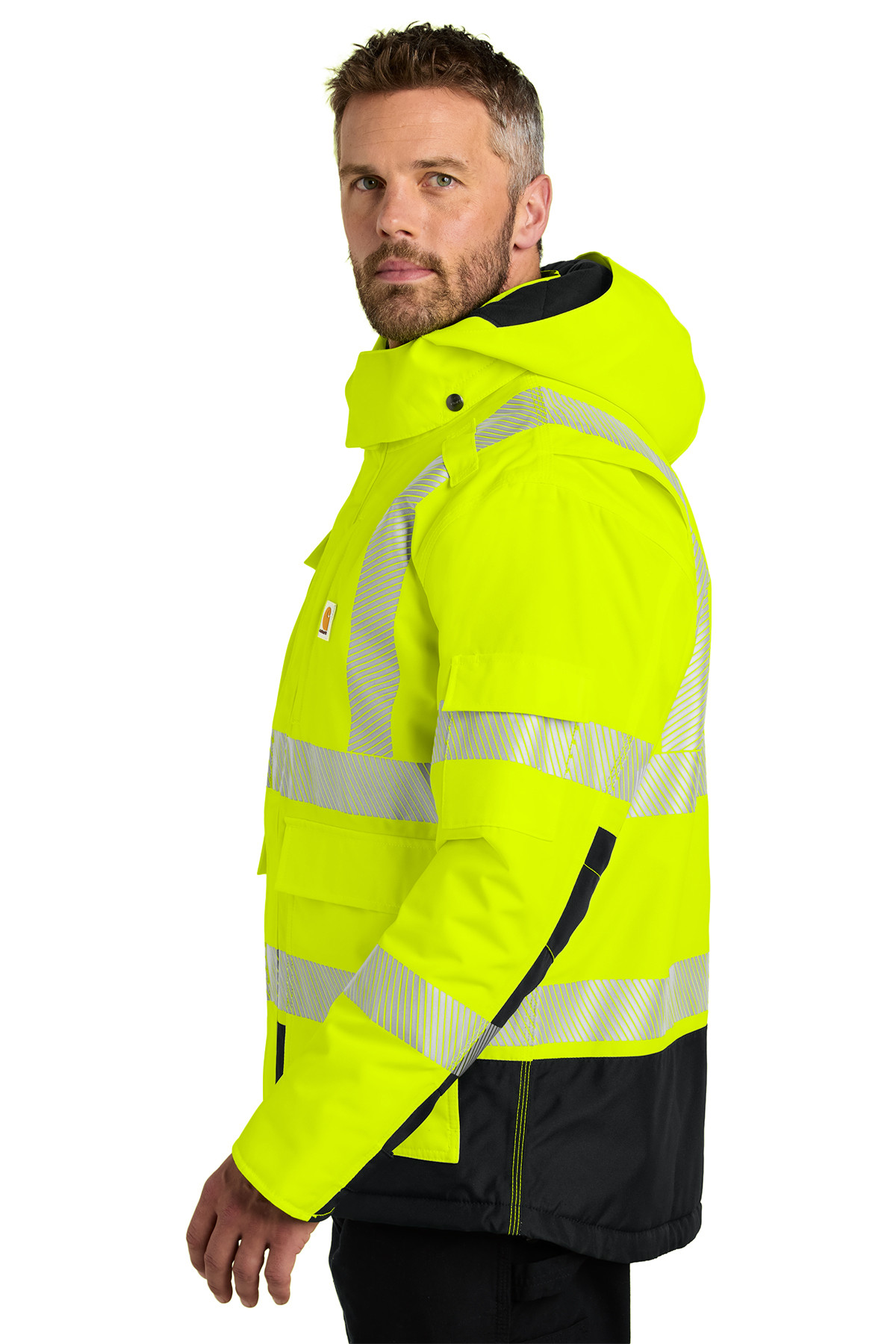 Carhartt® ANSI 107 Class 3 Waterproof Heavyweight Insulated Jacket Product Image