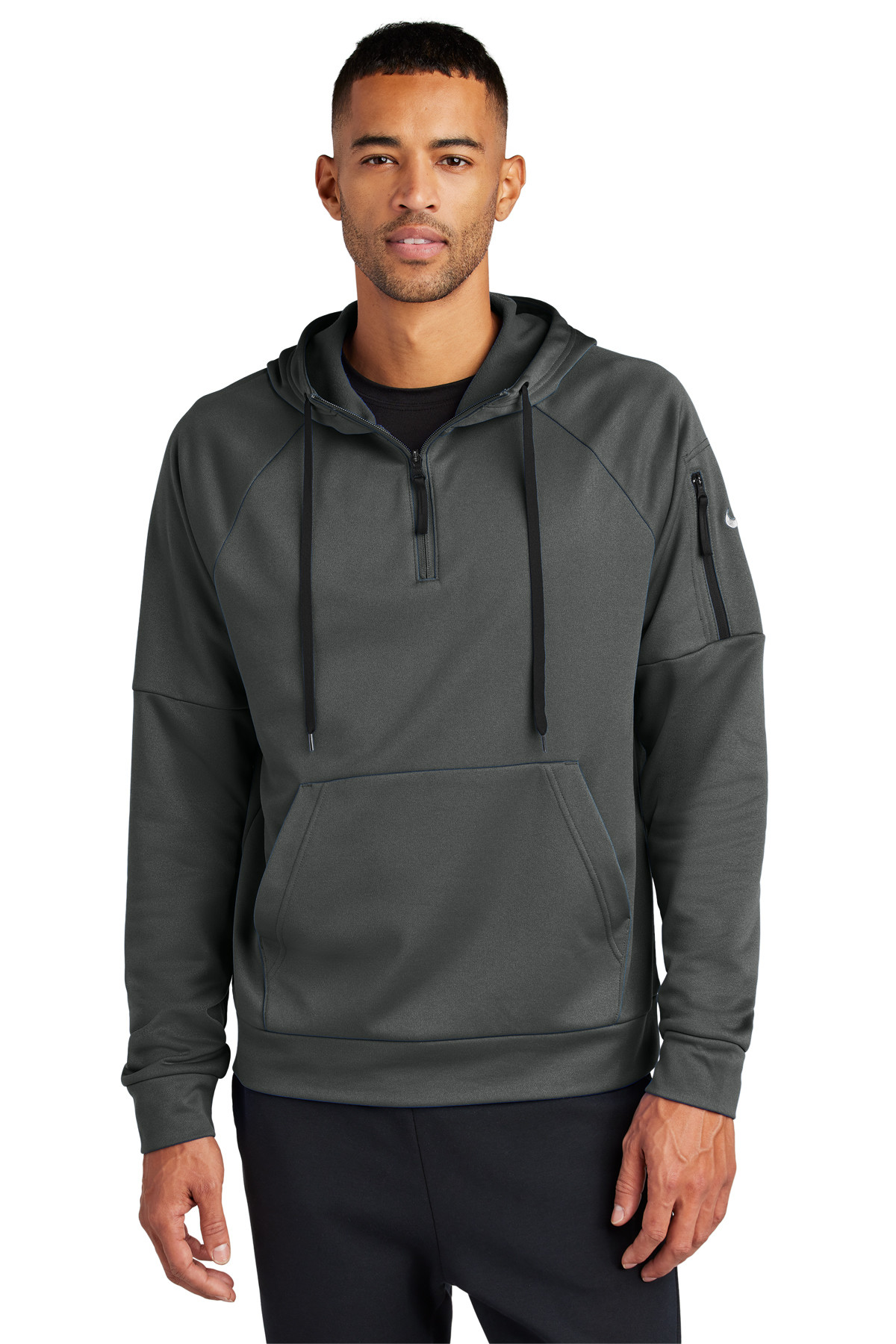 Nike Therma-FIT Pocket 1/4-Zip Fleece Hoodie Product Image