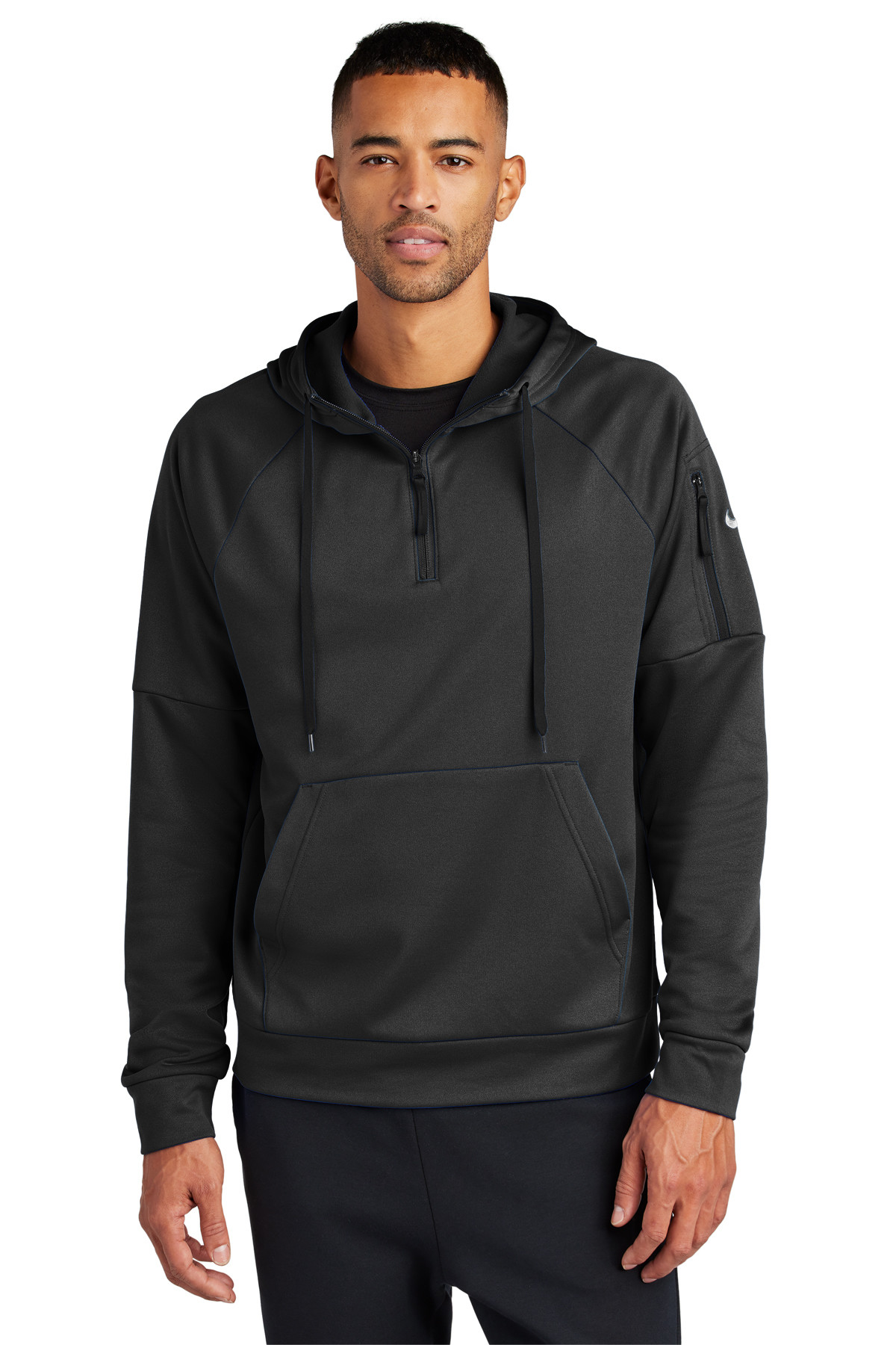 Nike Therma-FIT Pocket 1/4-Zip Fleece Hoodie Product Image