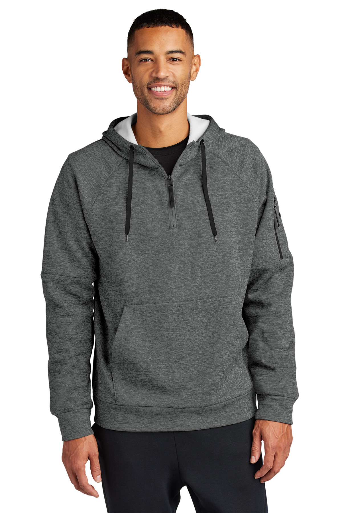 Nike Therma-FIT Pocket 1/4-Zip Fleece Hoodie Product Image