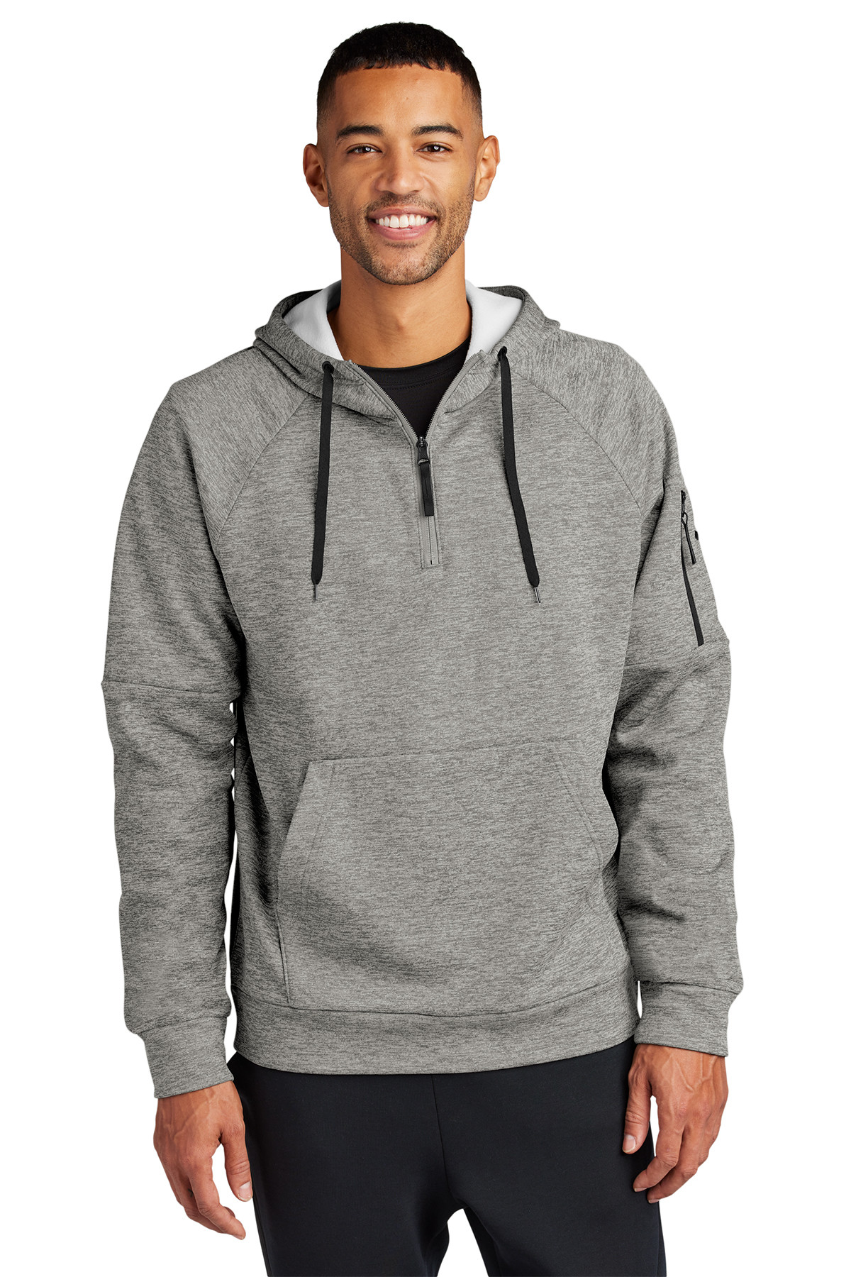 Nike Therma-FIT Pocket 1/4-Zip Fleece Hoodie Product Image