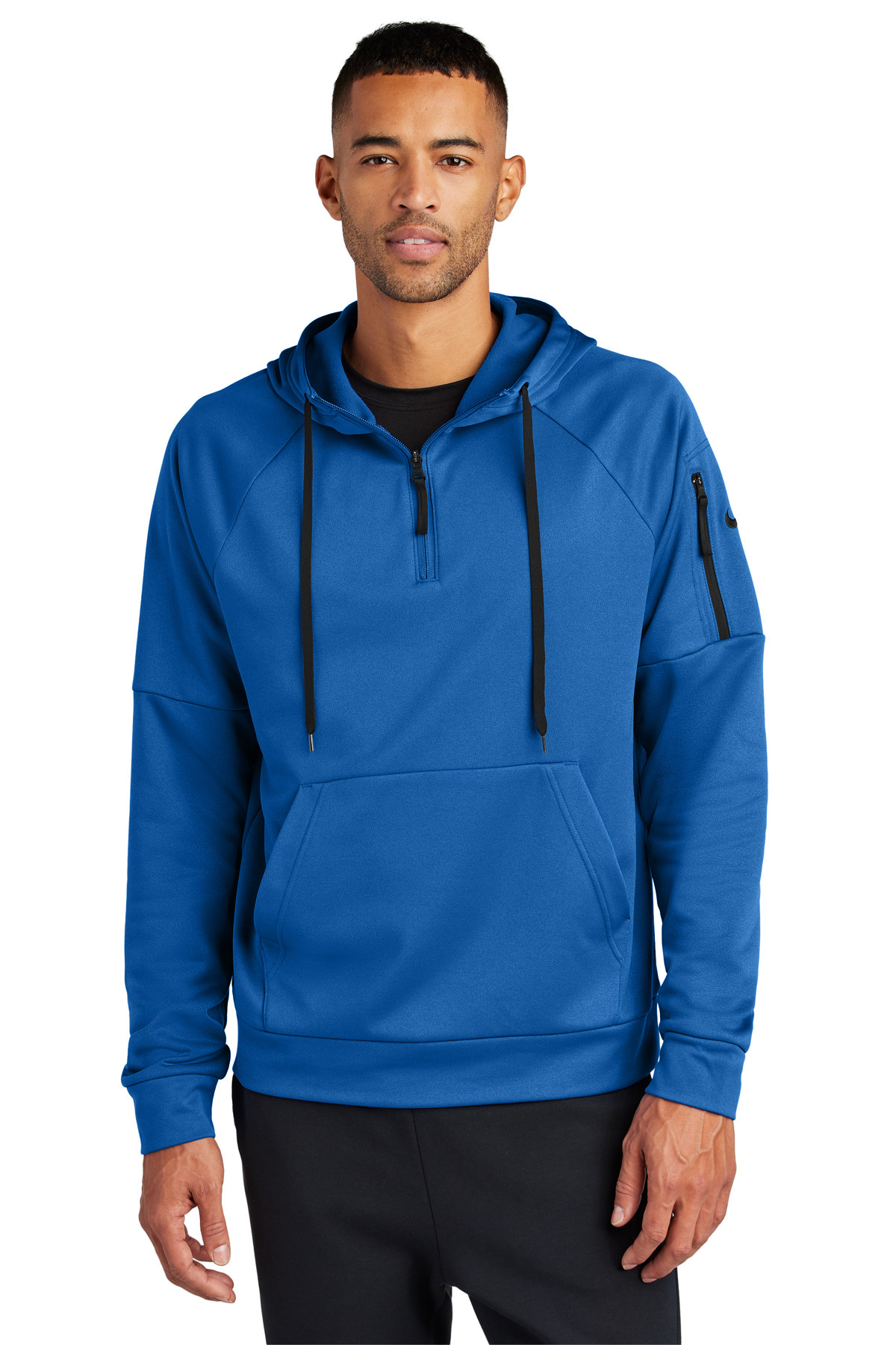 Nike Therma-FIT Pocket 1/4-Zip Fleece Hoodie Product Image