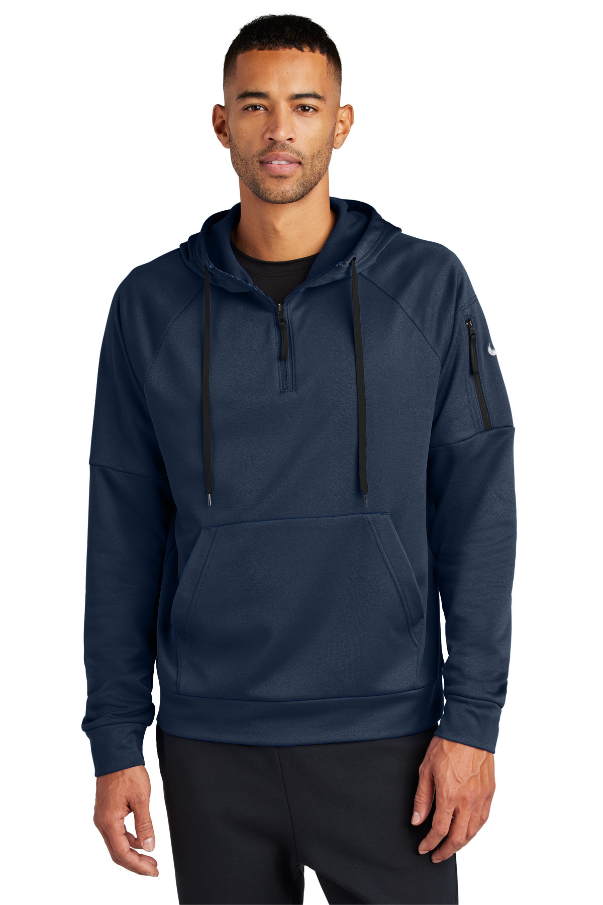 Nike Therma-FIT Pocket 1/4-Zip Fleece Hoodie Product Image
