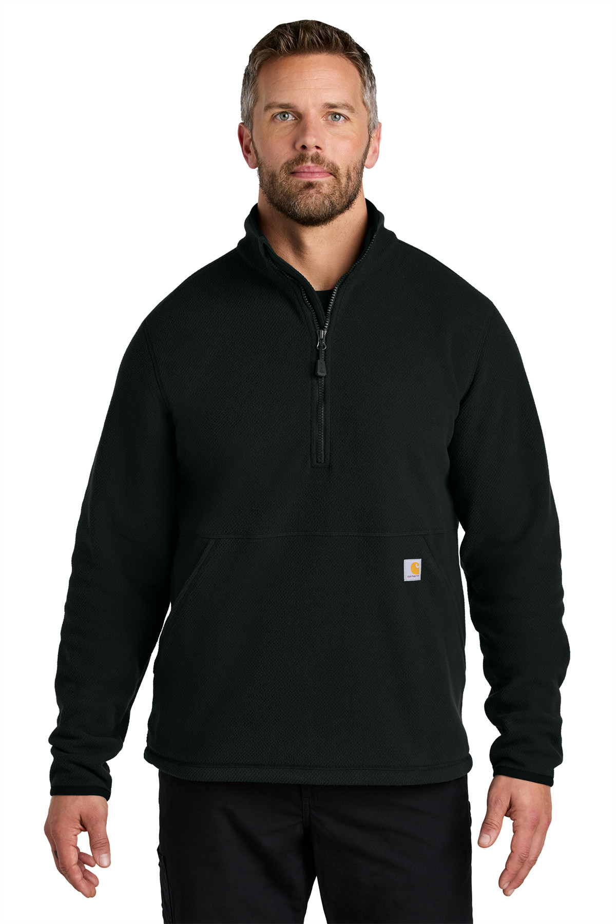 Carhartt® Textured 1/2-Zip Fleece Jacket Product Image