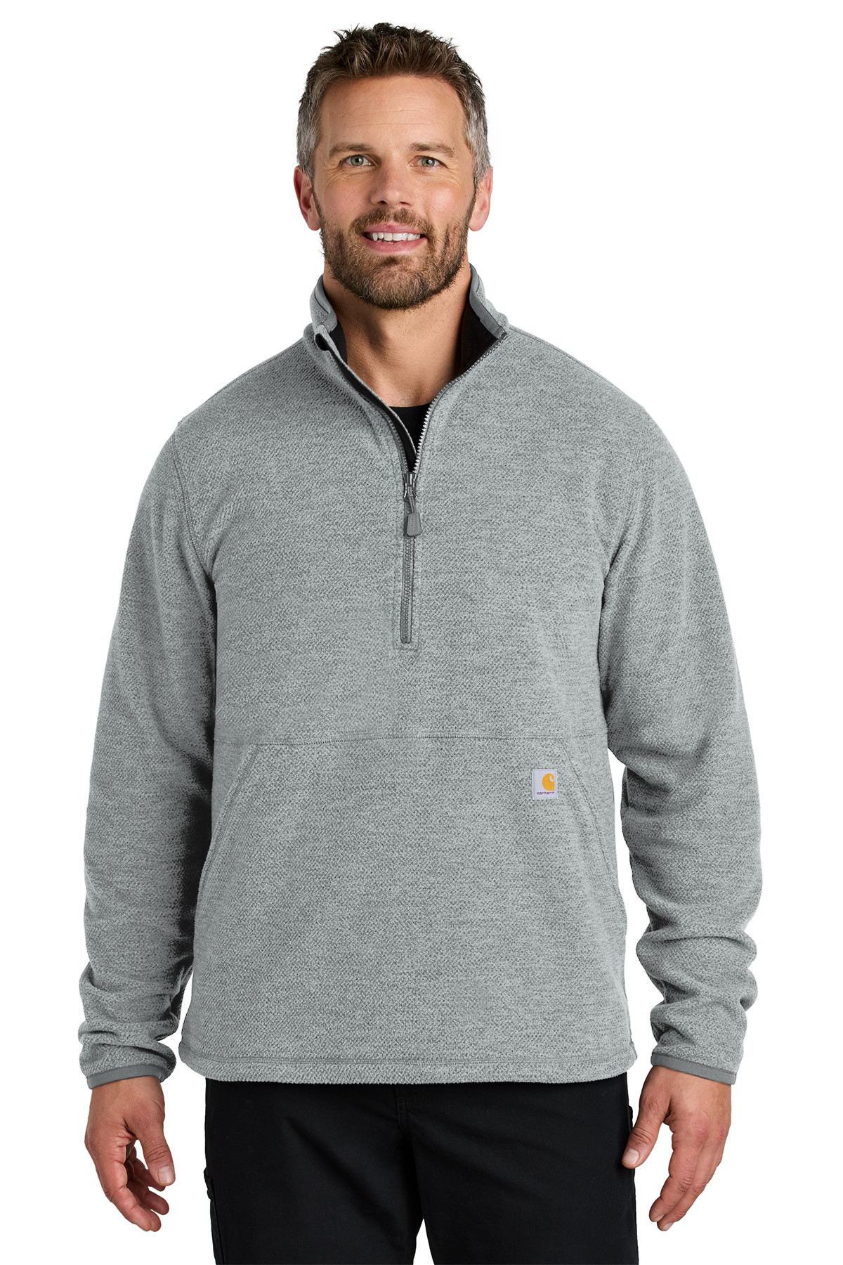 Carhartt® Textured 1/2-Zip Fleece Jacket Product Image
