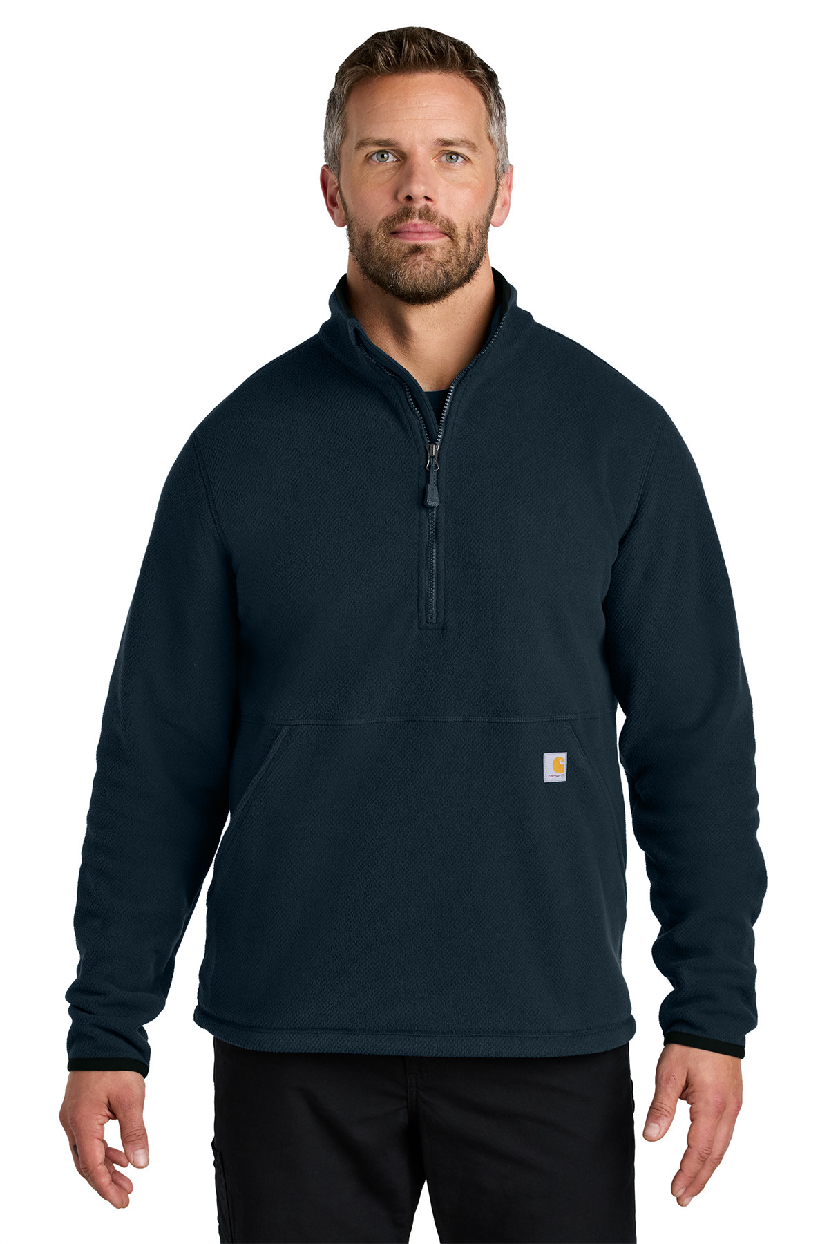 Carhartt® Textured 1/2-Zip Fleece Jacket Product Image