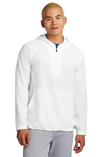Sport-Tek Repeat 1/2-Zip Long Sleeve Hooded Jacket Product Image