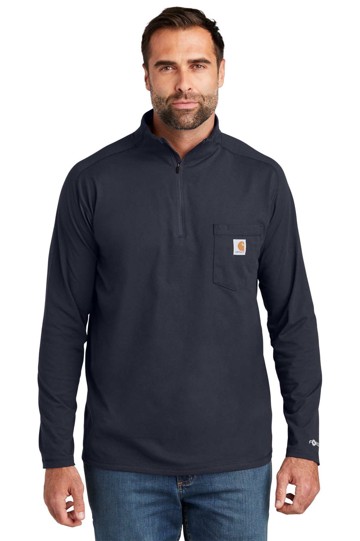 Carhartt® Force 1/4-Zip Long Sleeve T-Shirt Product Image