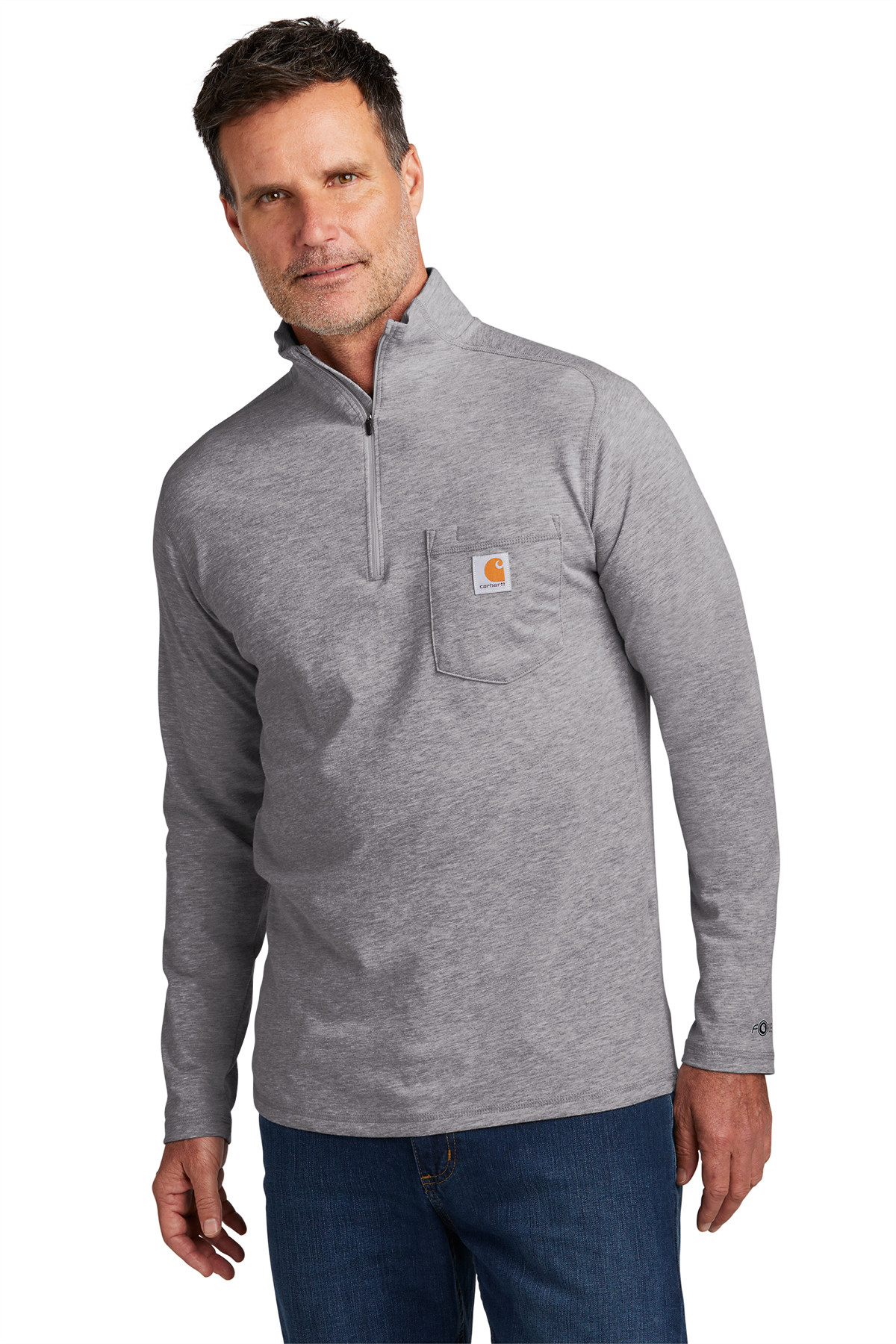 Carhartt® Force 1/4-Zip Long Sleeve T-Shirt Product Image
