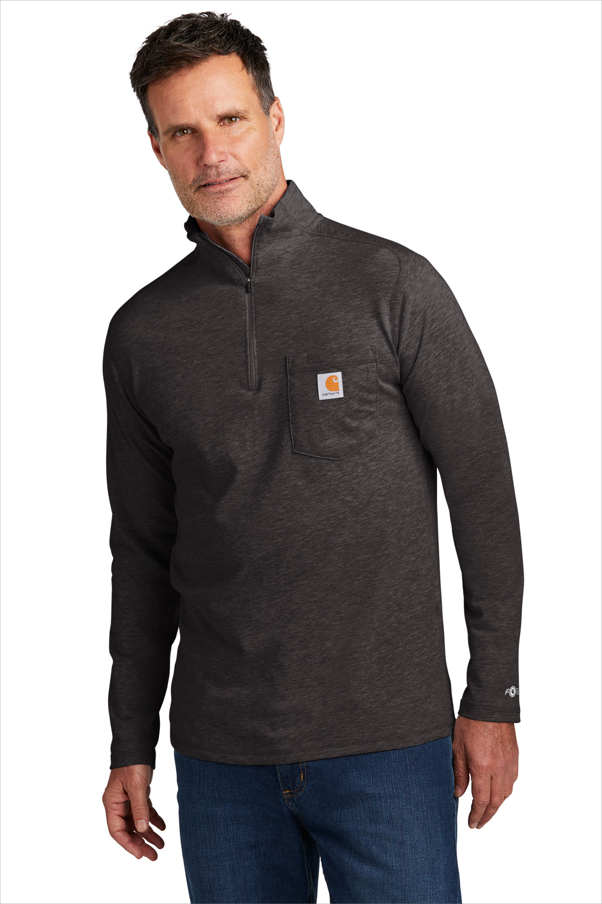 Carhartt® Force 1/4-Zip Long Sleeve T-Shirt Product Image