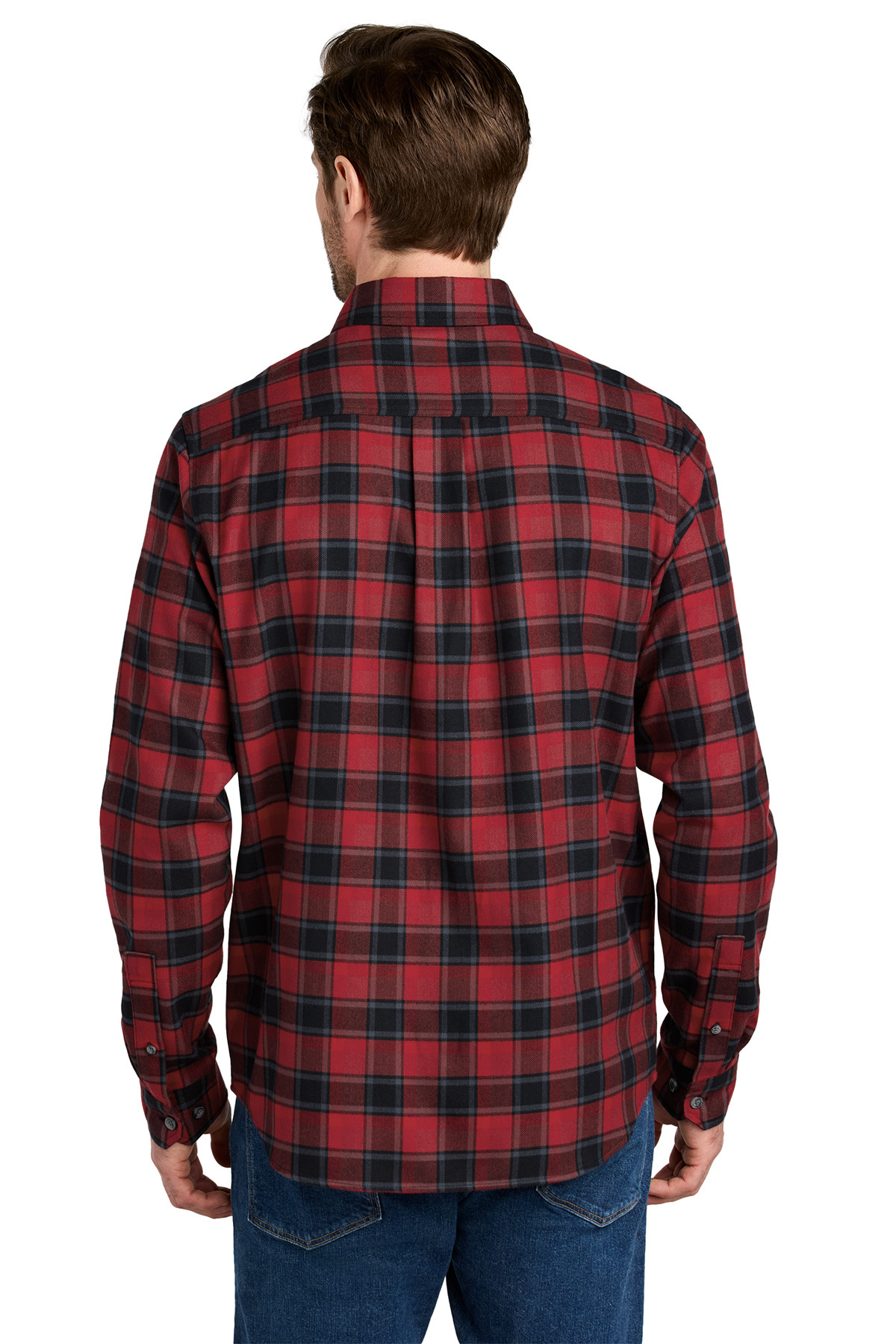 Eddie Bauer® Long Sleeve Favorite Flannel Plaid Shirt Product Image