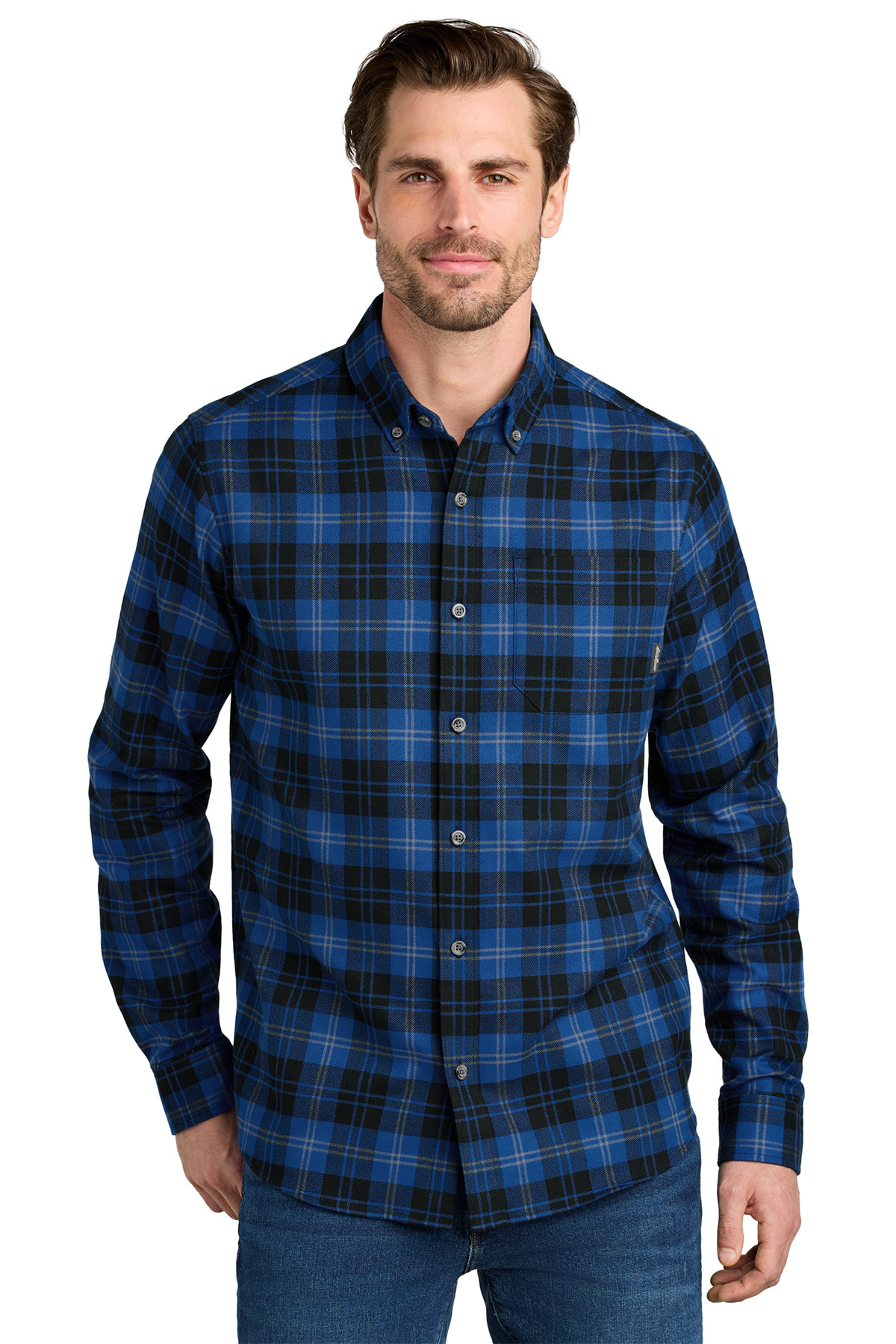 Eddie Bauer® Long Sleeve Favorite Flannel Plaid Shirt Product Image