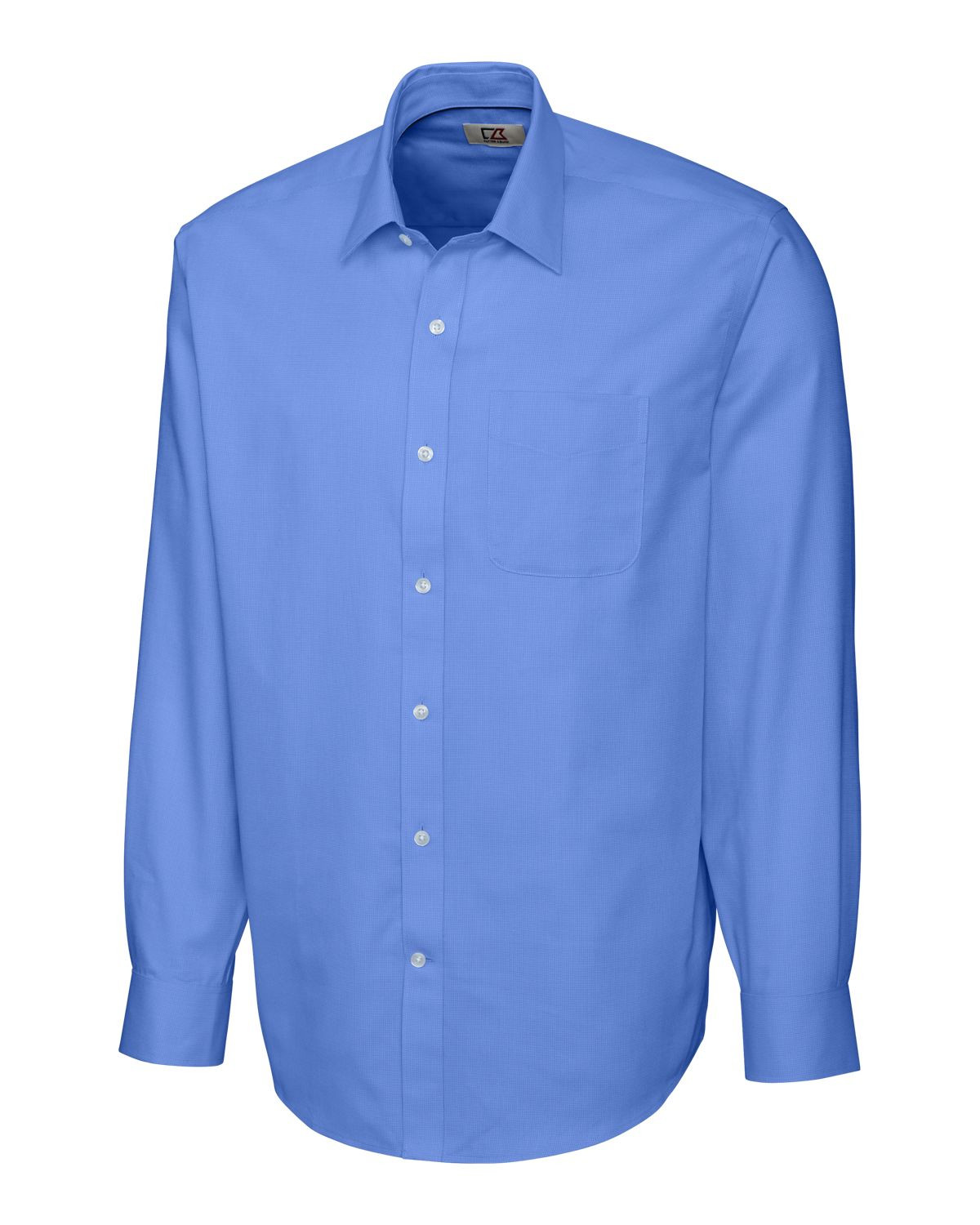 Cutter & Buck Men's Long Sleeve Epic Easy Care Spread Nailshead Dress Shirt Product Image