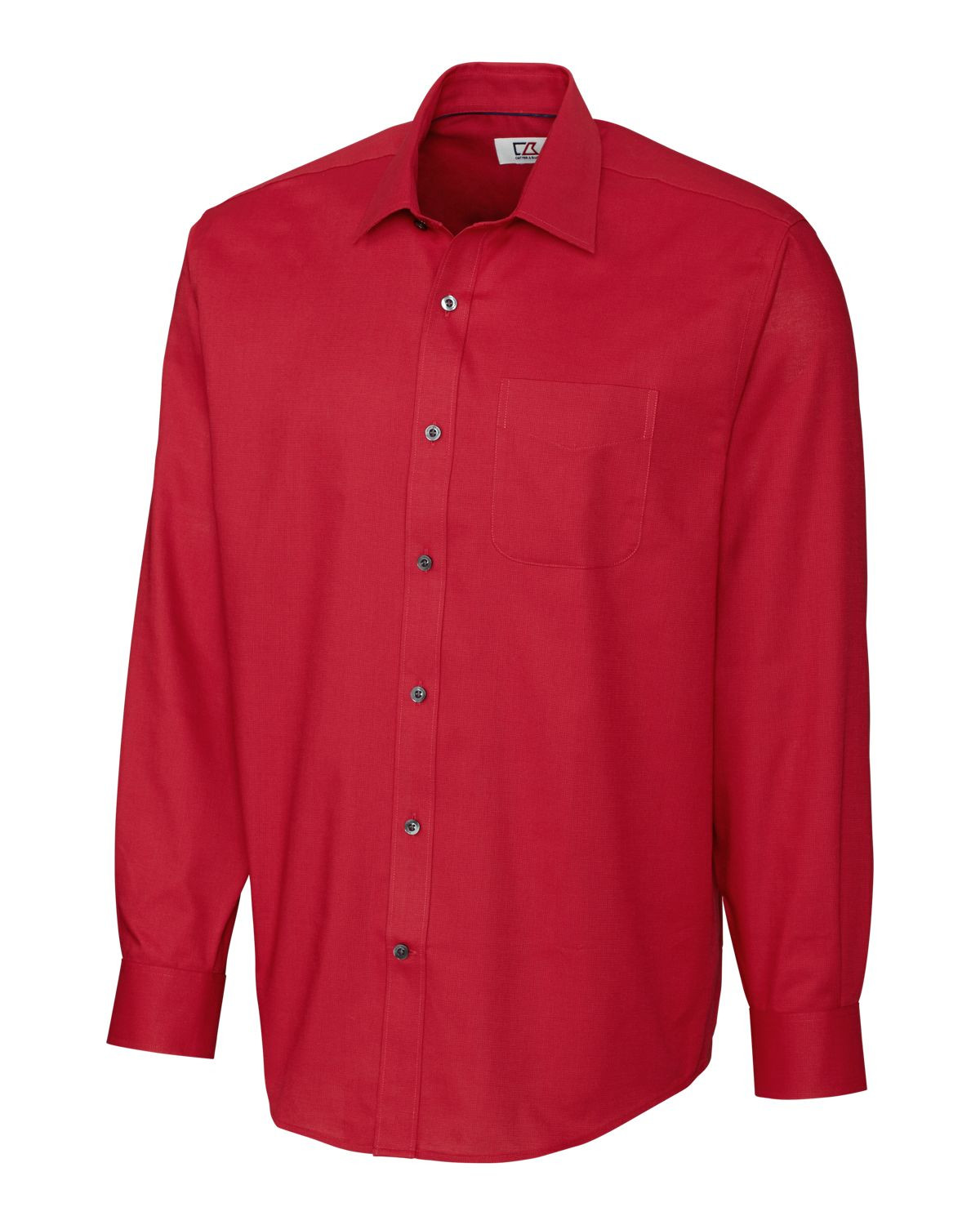 Cutter & Buck Men's Long Sleeve Epic Easy Care Spread Nailshead Dress Shirt Product Image