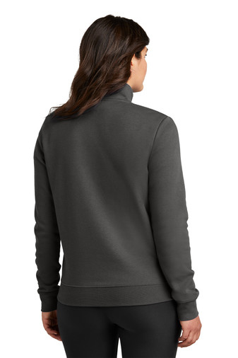 Nike Ladies Club Fleece Sleeve Swoosh 1/2-Zip Product Image