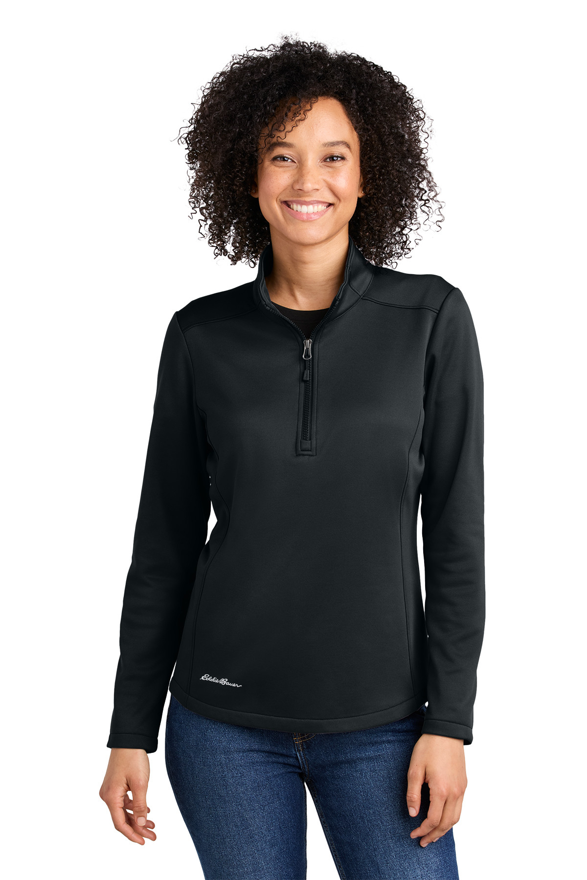Eddie Bauer® Women’s Smooth Mid Layer Fleece 1/2-Zip Product Image