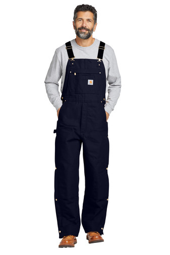 Carhartt® Firm Duck Insulated Bib Overalls Product Image