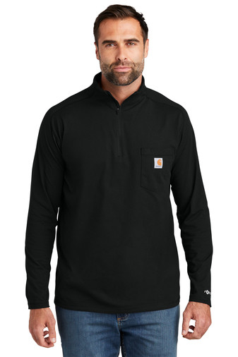 Carhartt Force® 1/4-Zip Long Sleeve T-Shirt Product Image