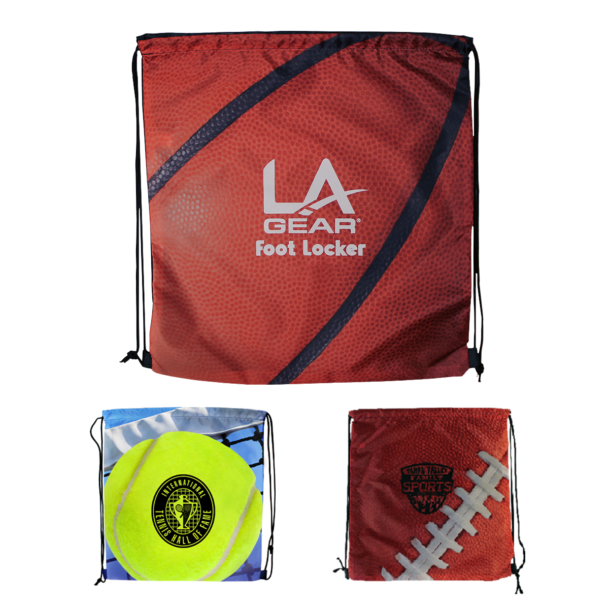 Sports Style Drawstring Backpack Product Image