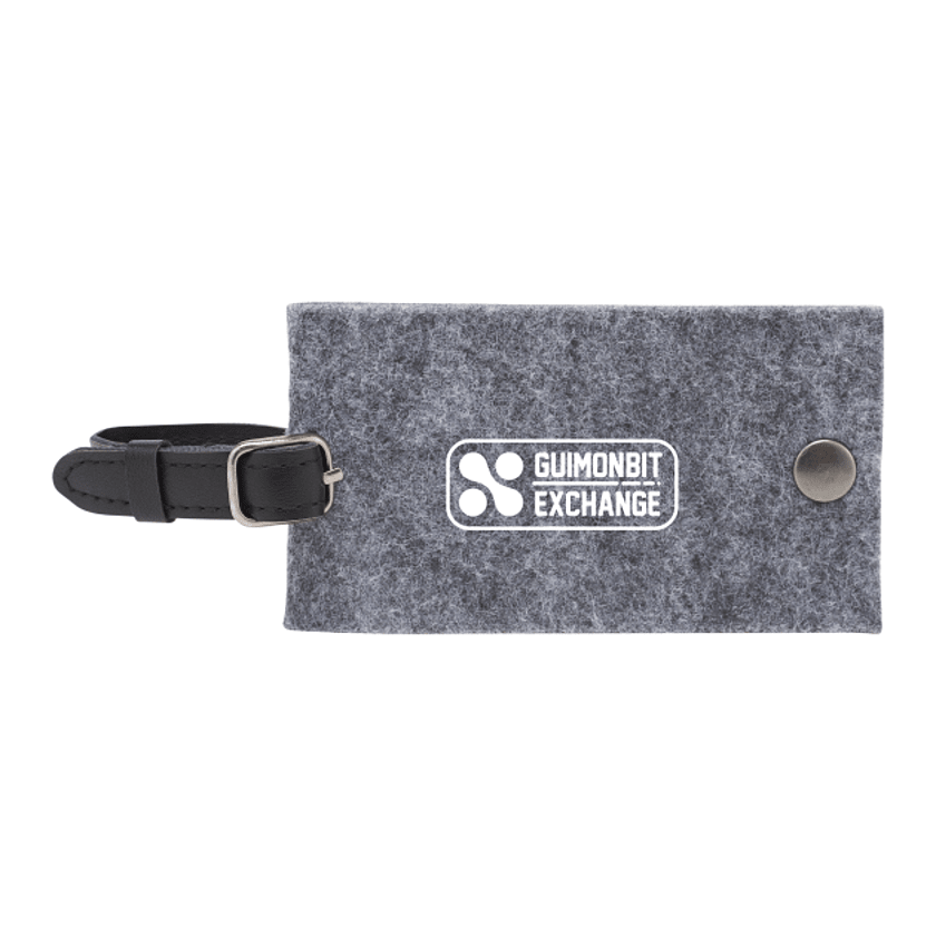 The Goods™ Recycled Felt Luggage Tag Product Image