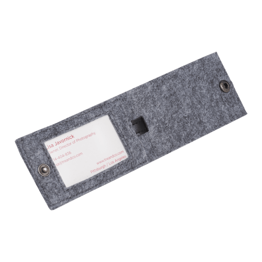 The Goods™ Recycled Felt Luggage Tag Product Image