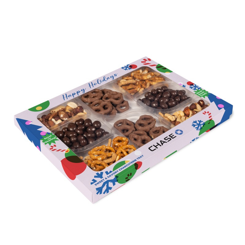 Sweet and Savory Charcuterie Tray in Custom Box Product Image