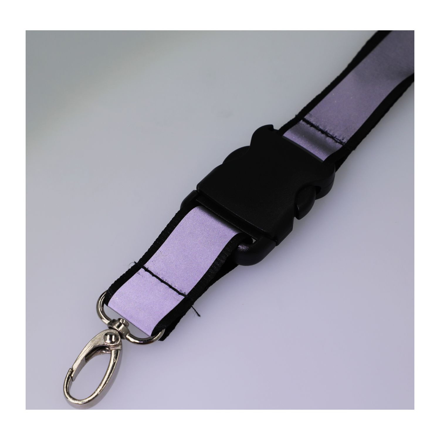 Recycled Polyester Reflective Lanyard Product Image