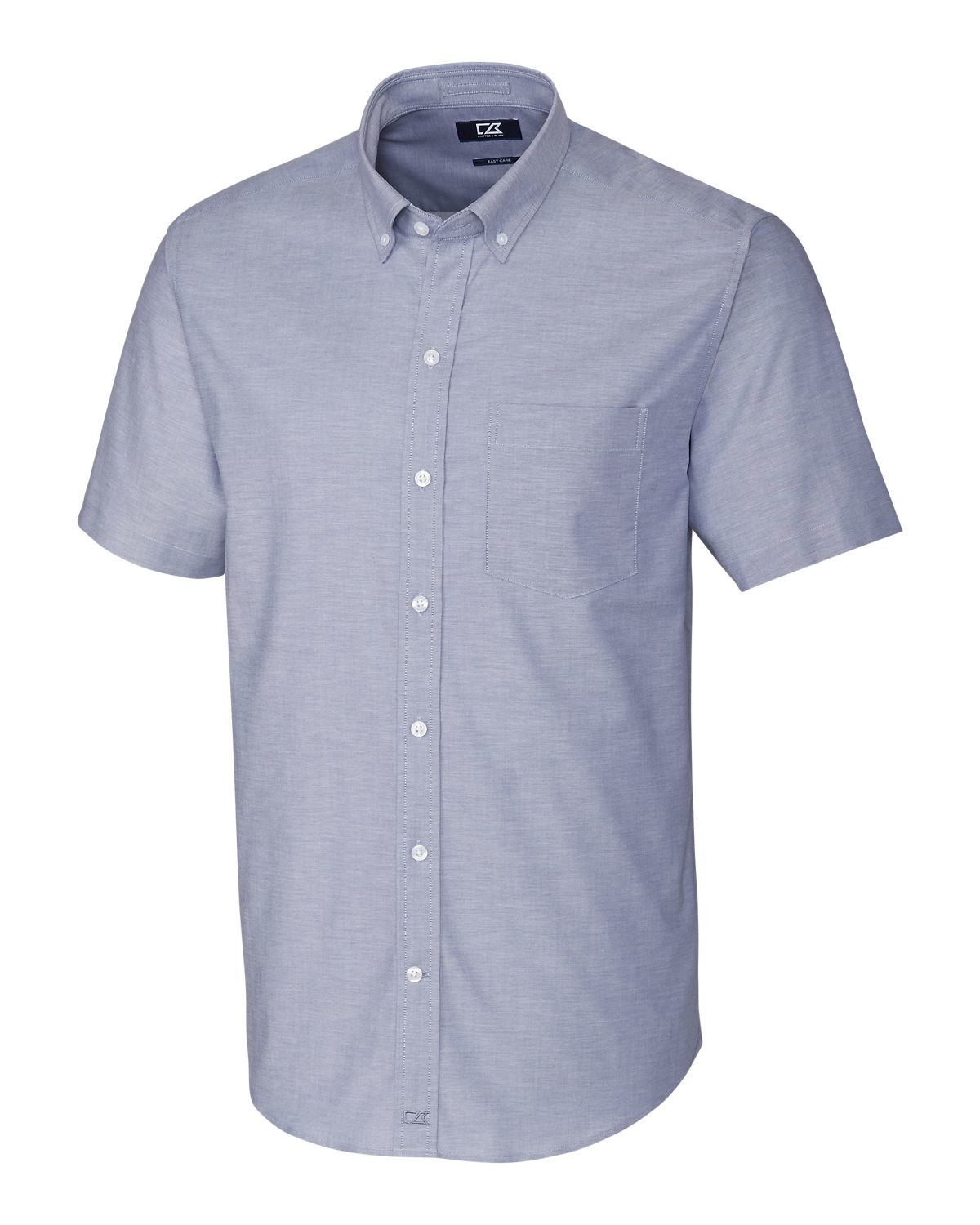 Cutter & Buck® Men's Stretch Oxford Big and Tall Short Sleeve Dress Shirt Product Image