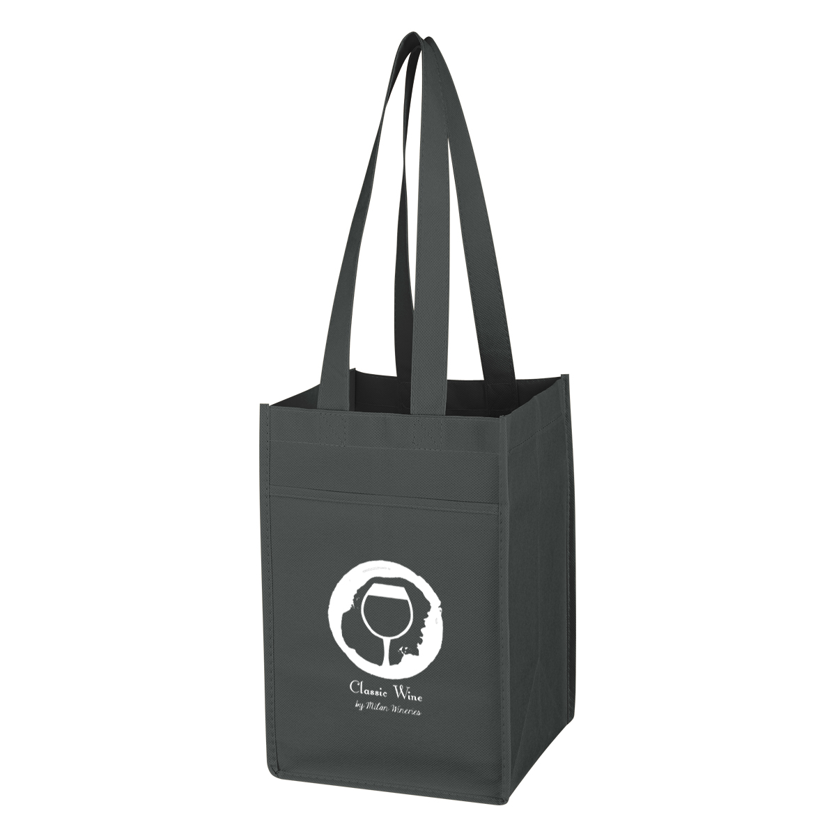 Non-Woven 4 Bottle Wine Tote Bag Product Image