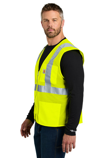 Carhartt® ANSI Class 2 Mesh Zip-Front Vest Product Image