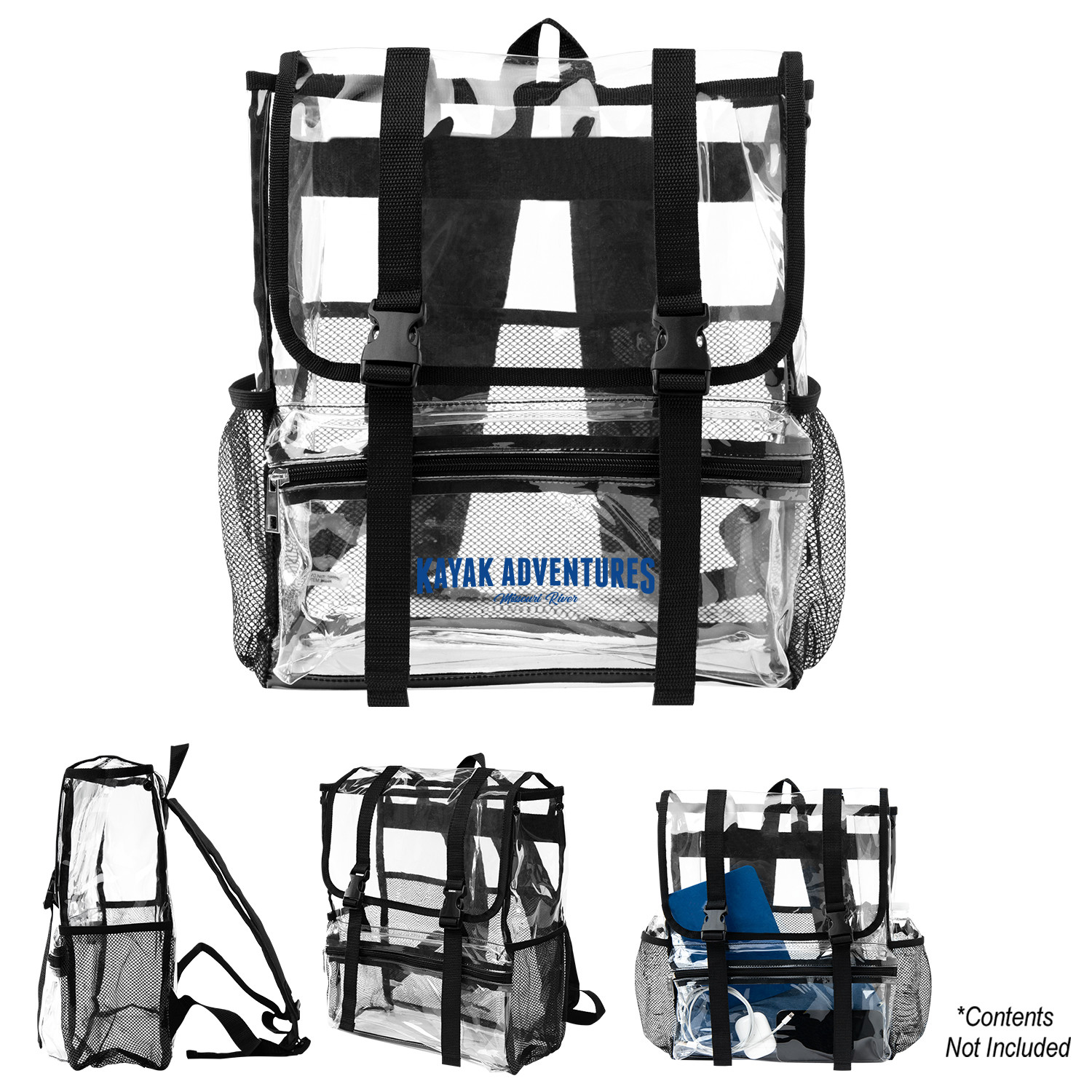 Clear Buckle Backpack Product Image