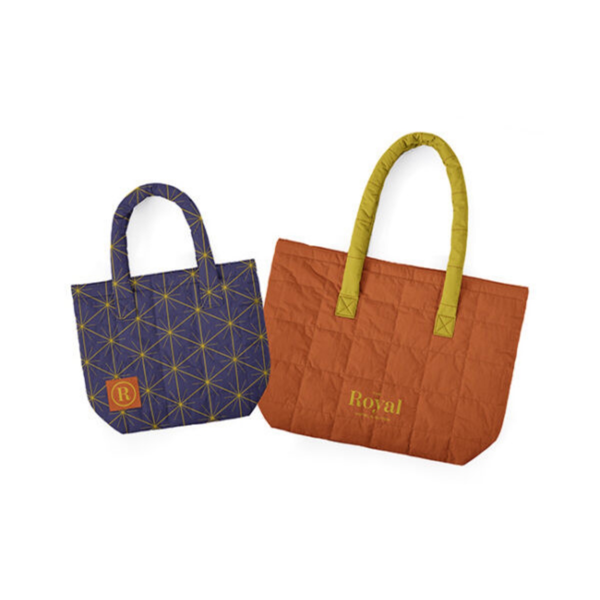 Small Quilted Puffy Tote Product Image