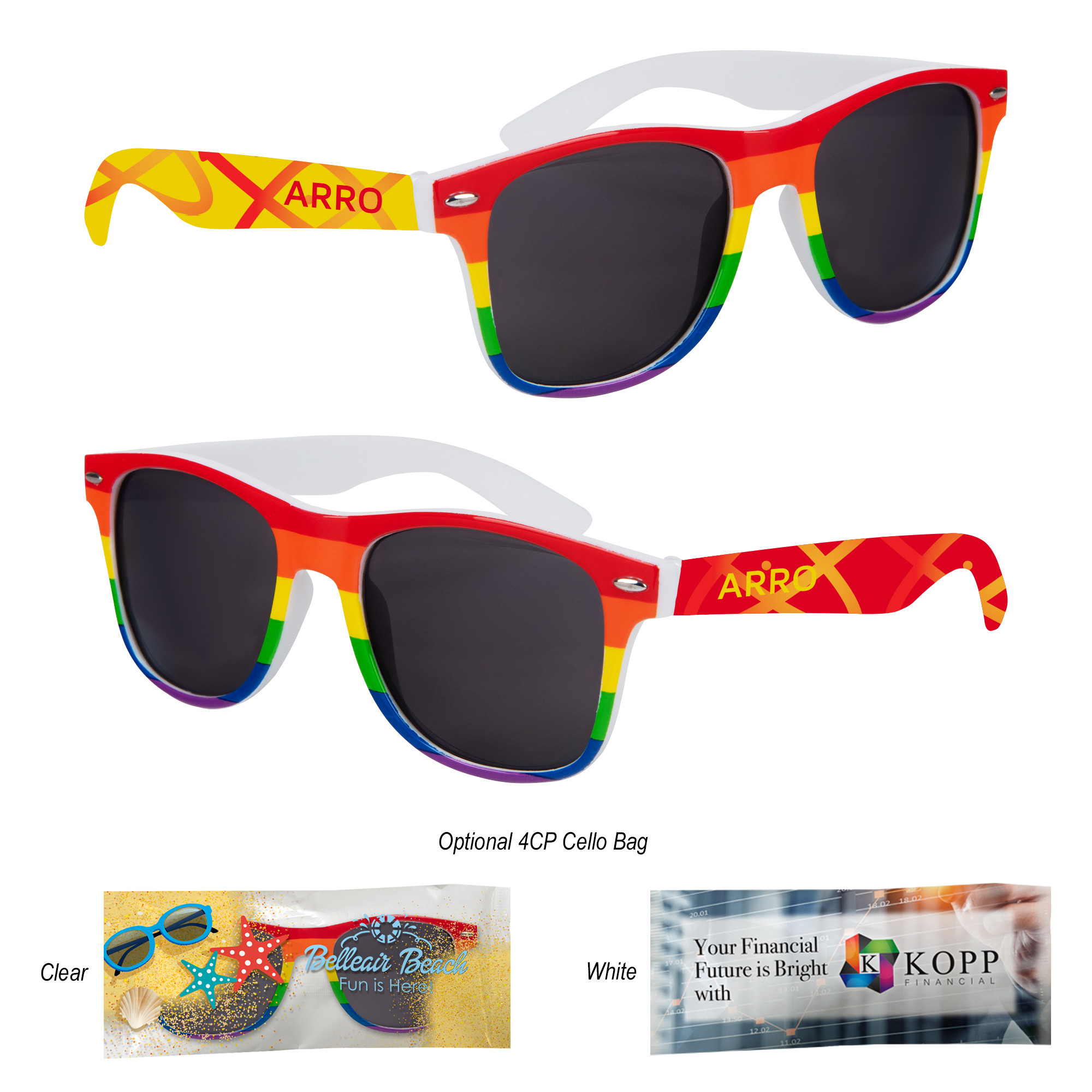 Full Color Prism Malibu Sunglasses Product Image