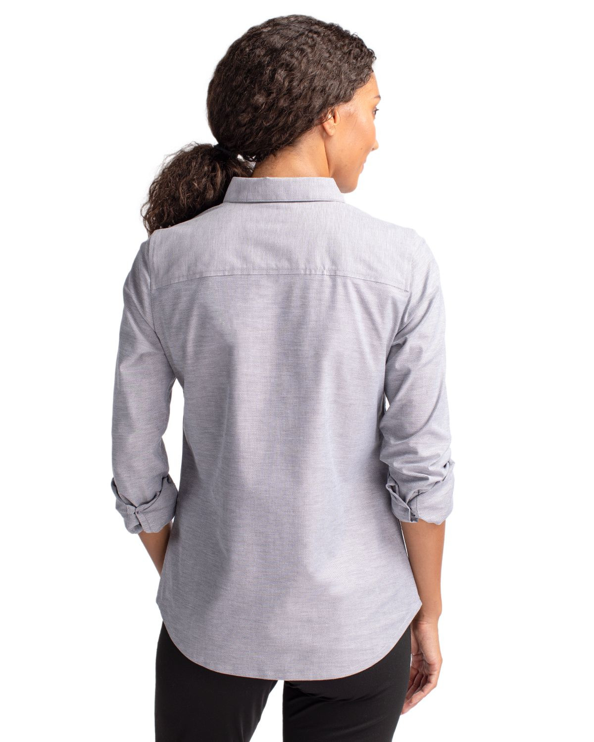 Cutter & Buck® Women's Stretch Oxford Long Sleeve Dress Shirt Product Image