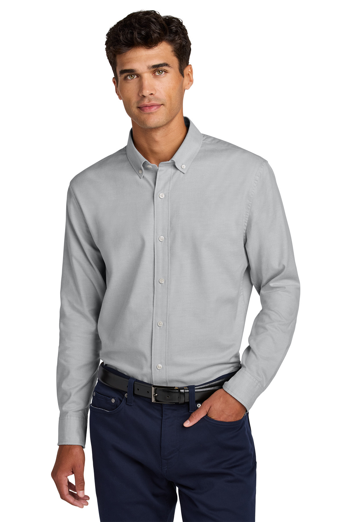 Mercer+Mettle® Long Sleeve Modern Oxford Shirt Product Image